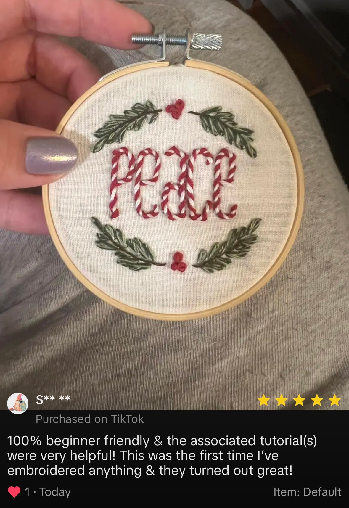 2025 DIY Christmas Wreath Ornament Embroidery Pattern with Video Tutorial- PDF Download