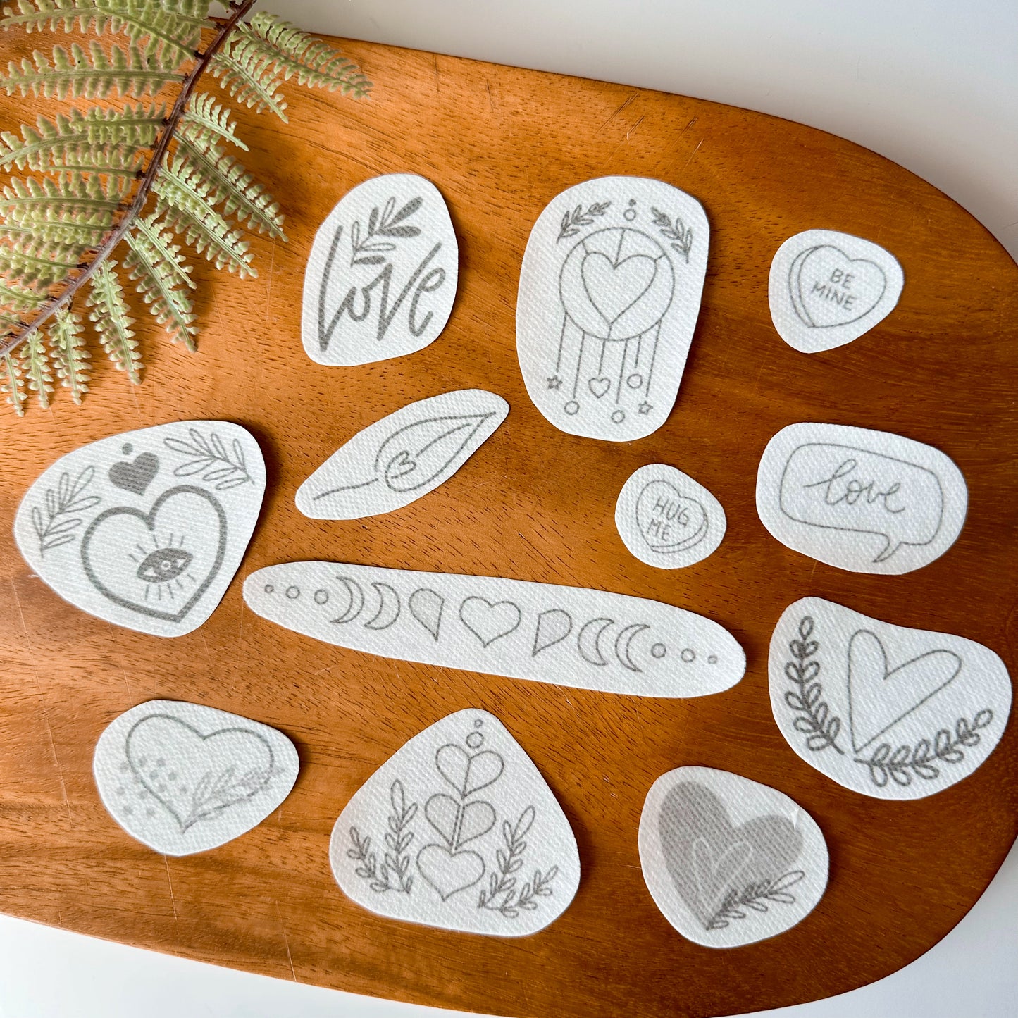 Valentines Heart Stick & Stitch Embroidery Patterns