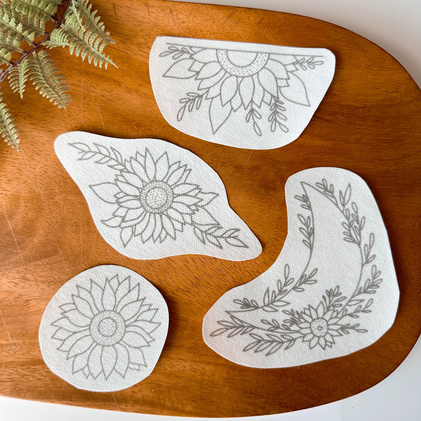 Sunflowers Forever Stick & Stitch Embroidery Patterns