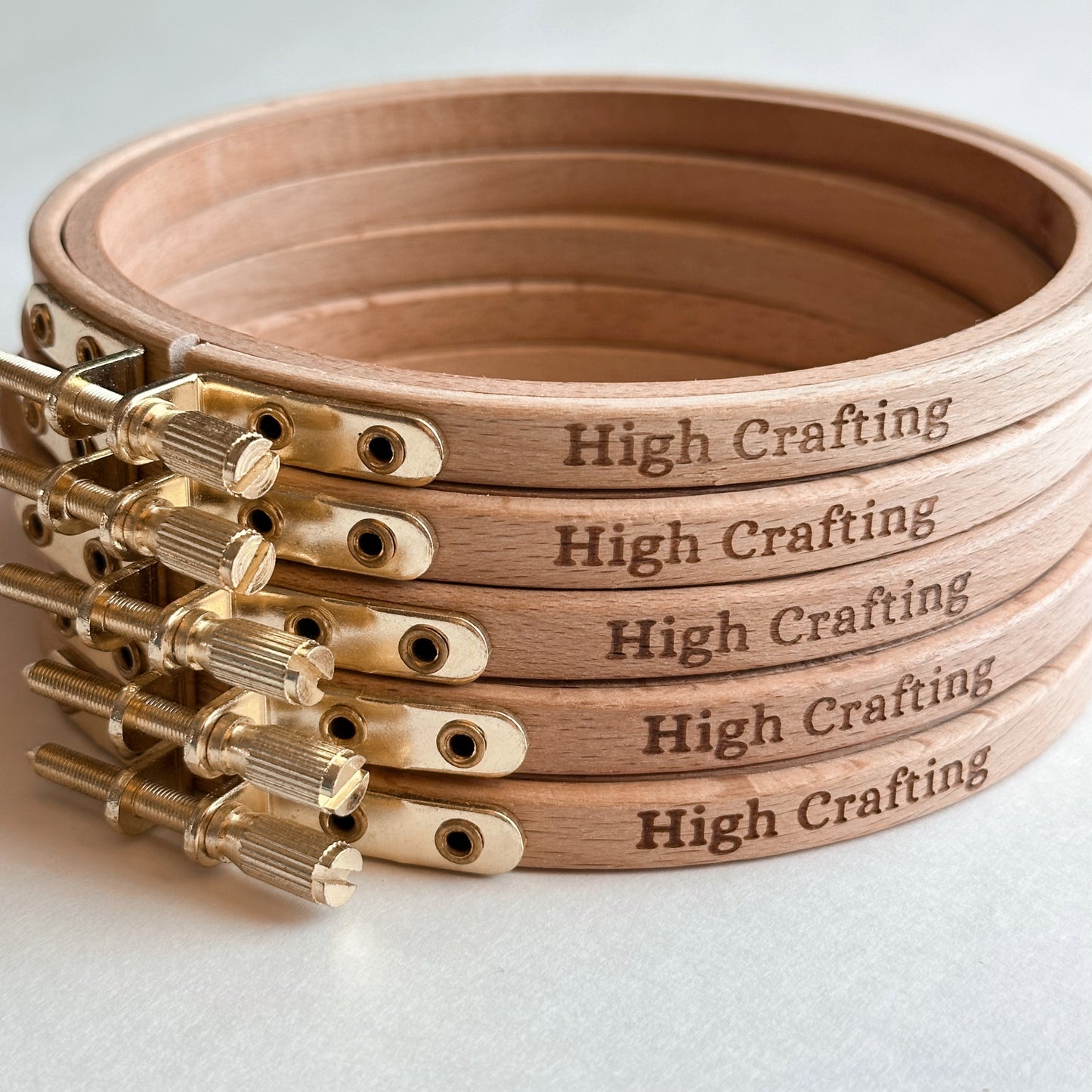 High Crafting Beechwood Embroidery Hoops