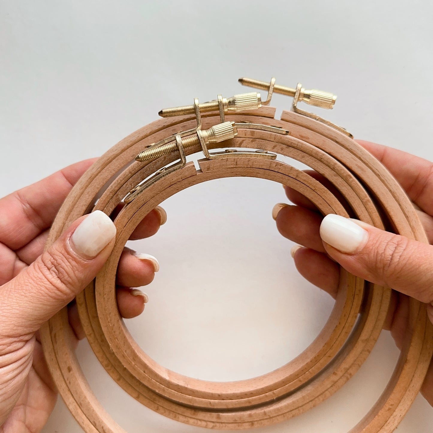 High Crafting Beechwood Embroidery Hoops
