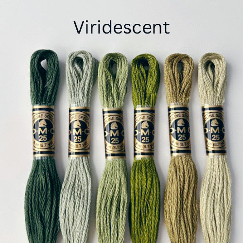 Virescent DMC Thread Palette