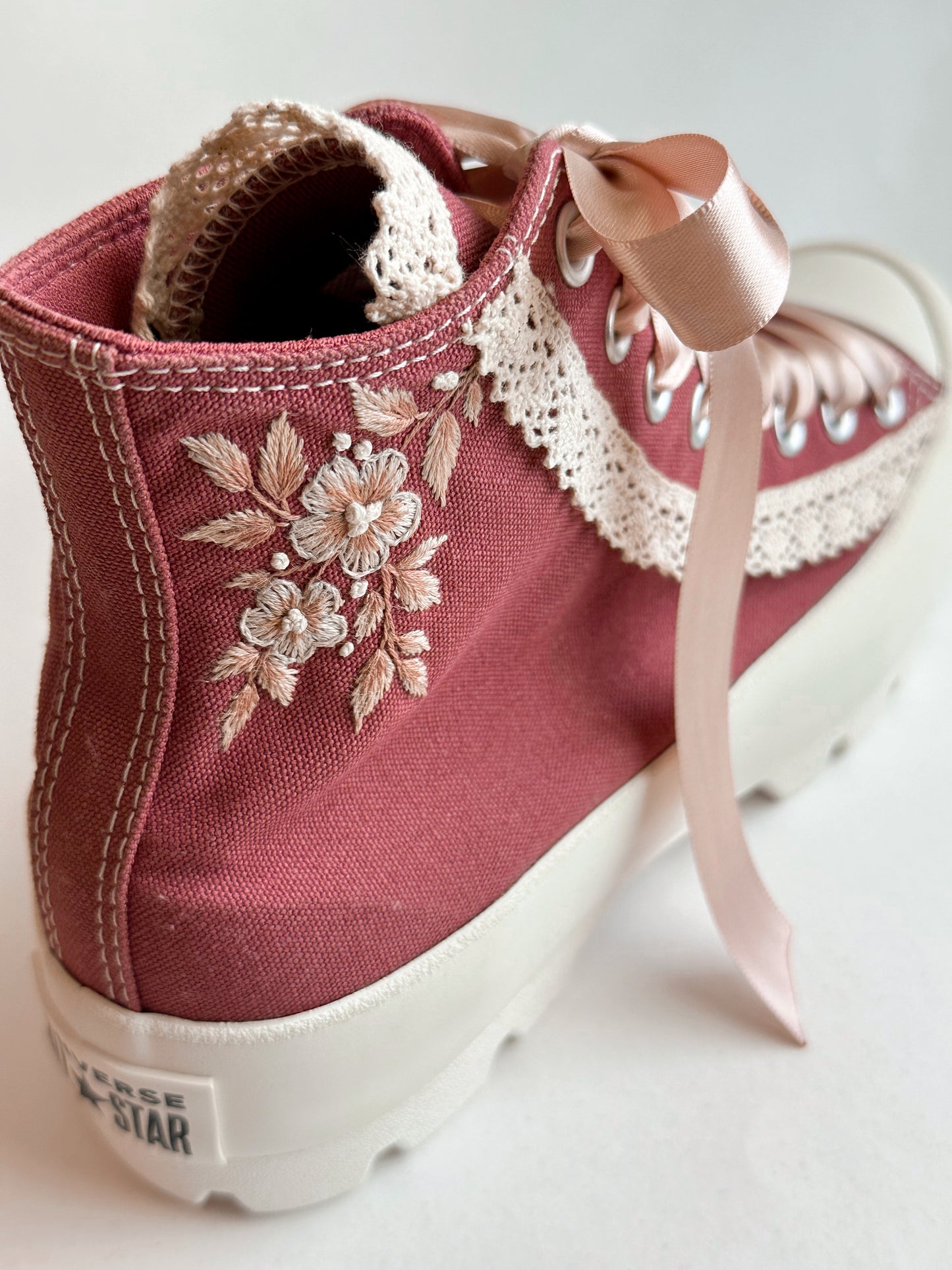 Chuck's Flowers Stick and Stitch Embroidery Patterns for Canvas Shoes