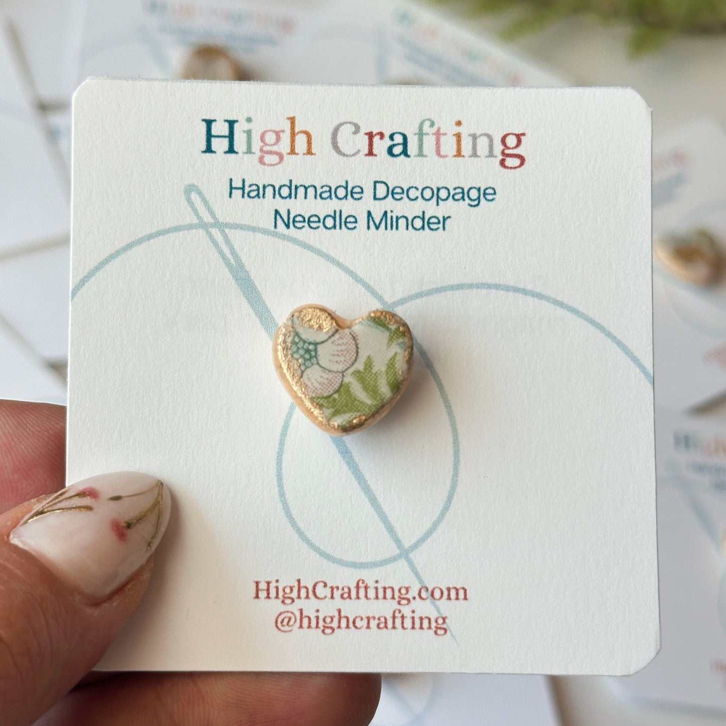 Handmade Magnetic Needle Minder