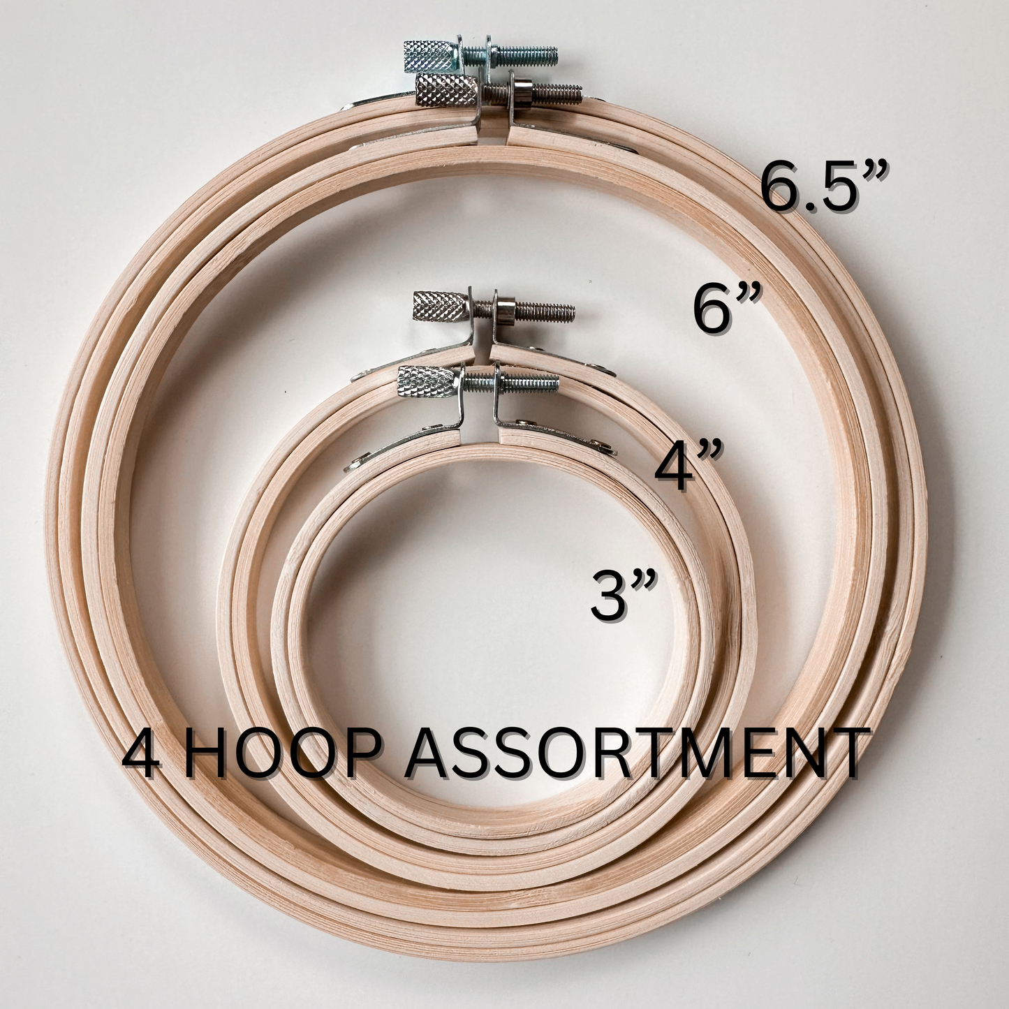 Bamboo Embroidery Hoops