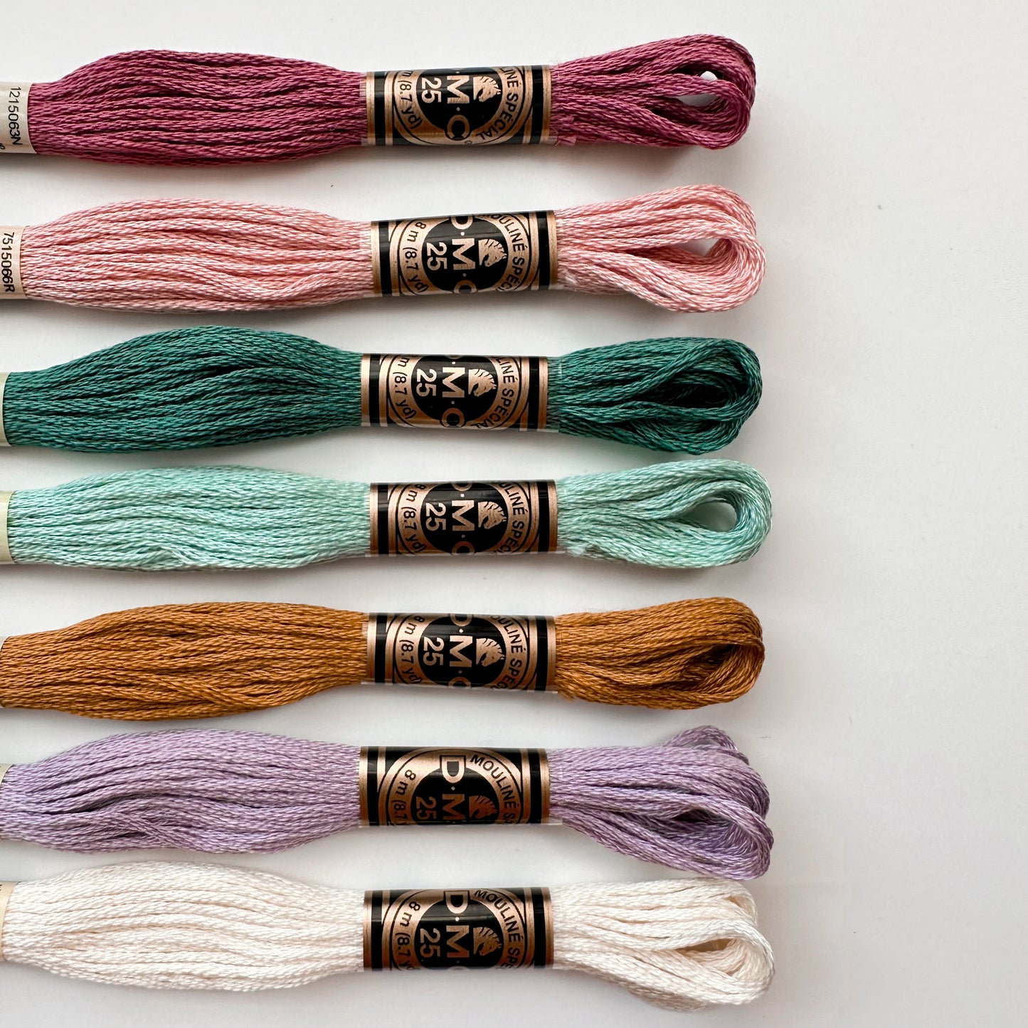 Dreamy Florals DMC Thread Palette