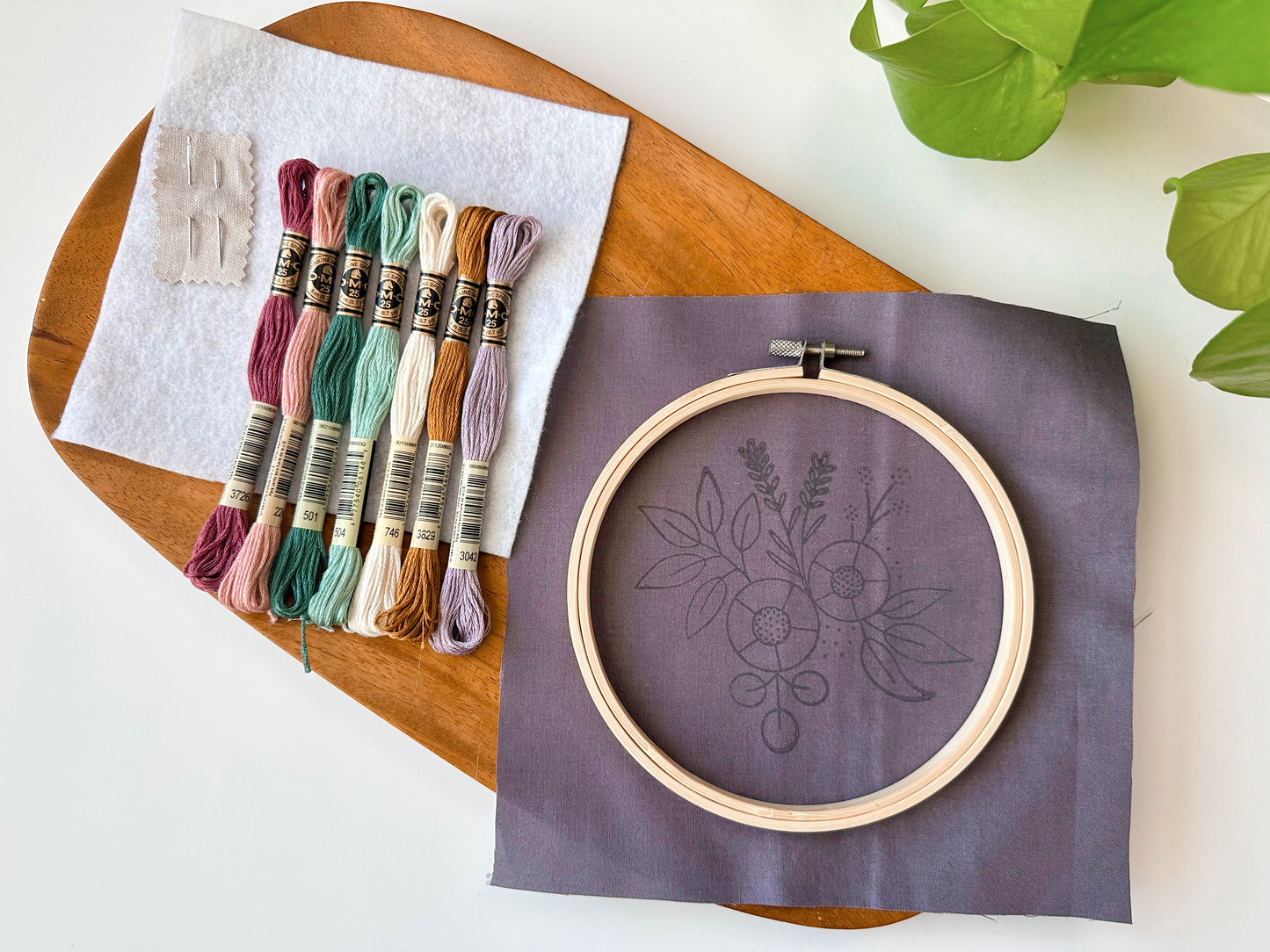 Dreamy Florals Embroidery Kit - Viral Best Embroidery Kit with Flower