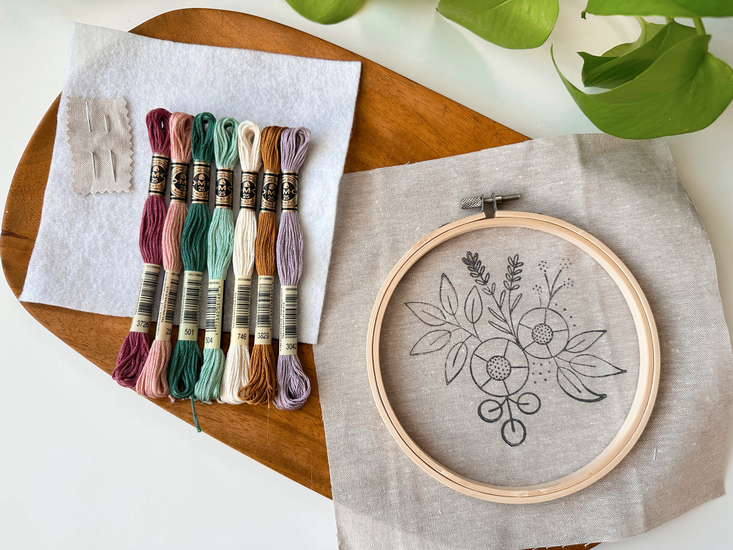 Dreamy Florals Embroidery Kit