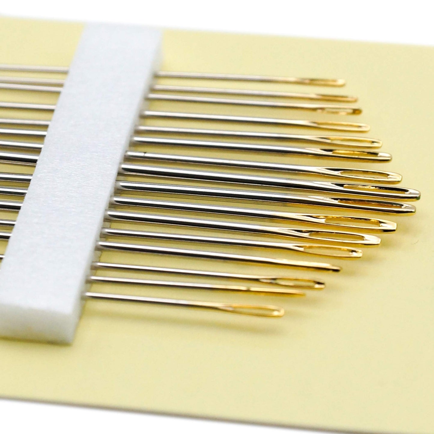 Clover Gold Eye Embroidery Needles sizes 3-9