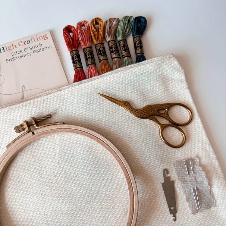 Make Your Own Stick & Stitch Embroidery Kit