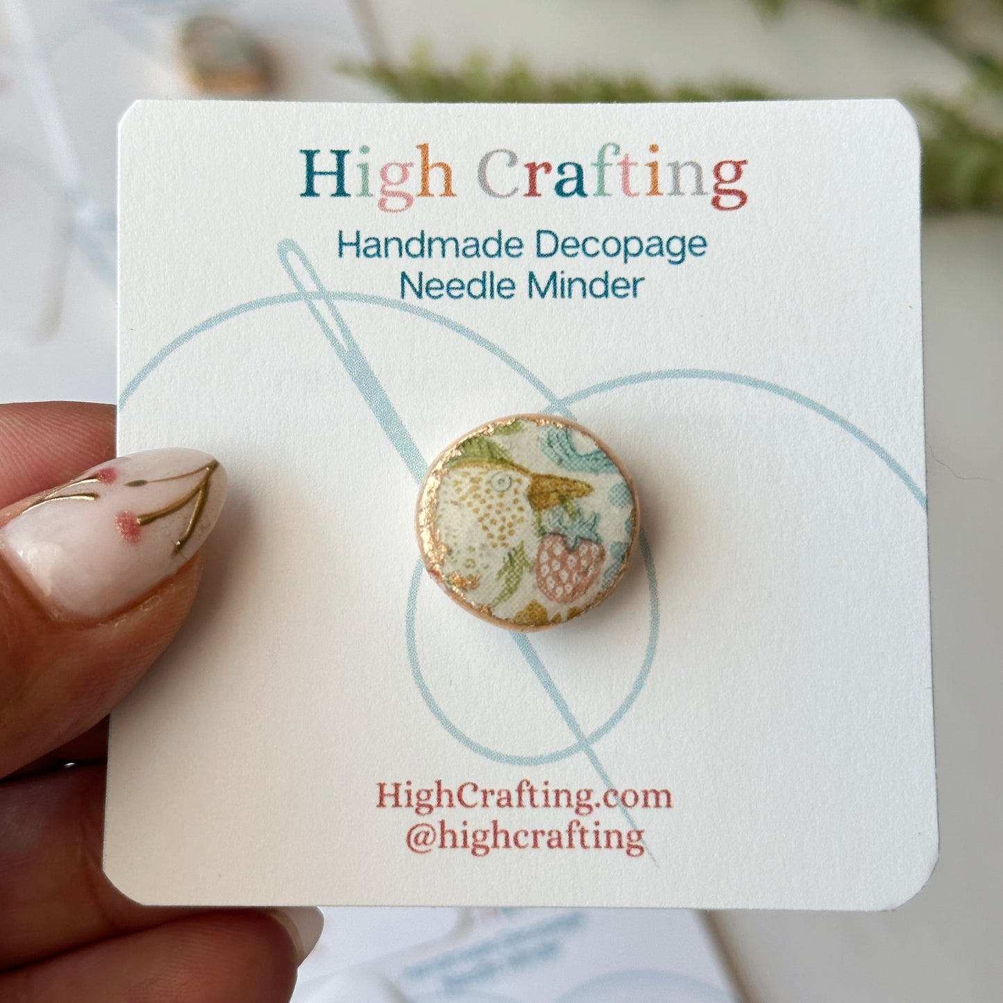 Handmade Magnetic Needle Minder