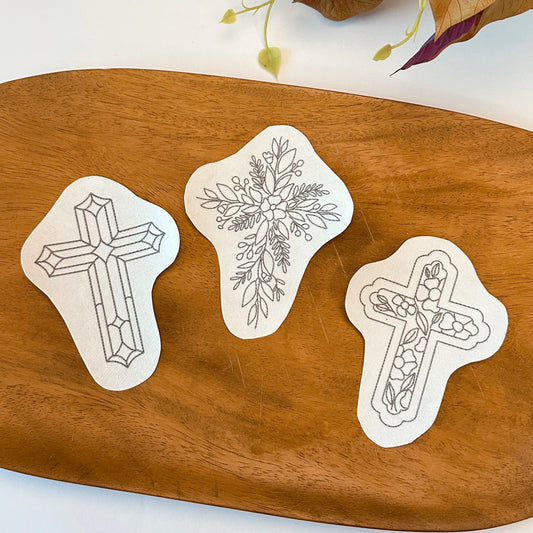 Crosses Stick & Stitch Embroidery Patterns