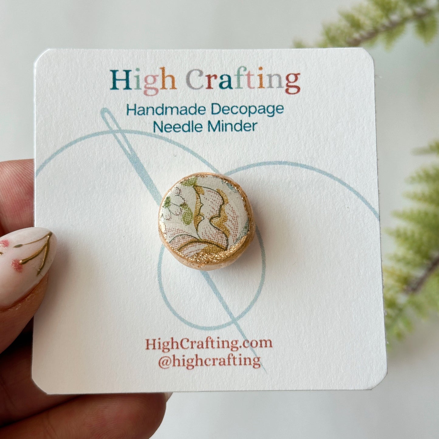 Handmade Magnetic Needle Minder