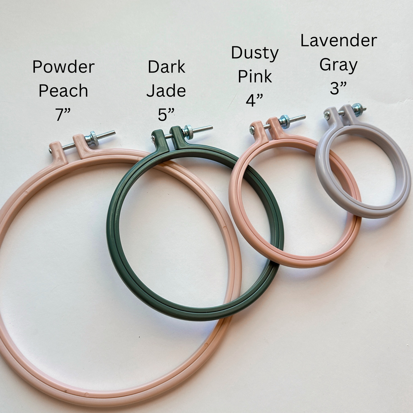 RICO Plastic Embroidery Hoops