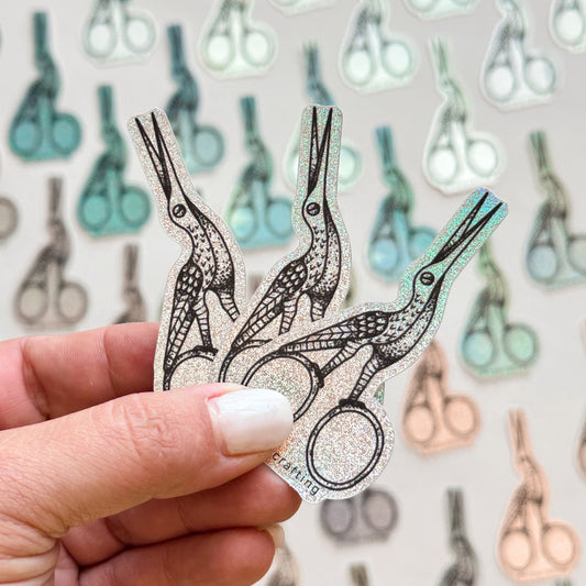 Holographic Stickers • Stork Scissors