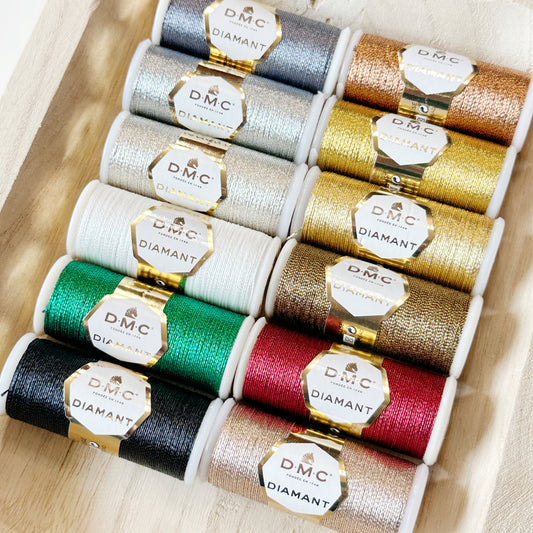 DMC Diamant Metallic Embroidery Thread