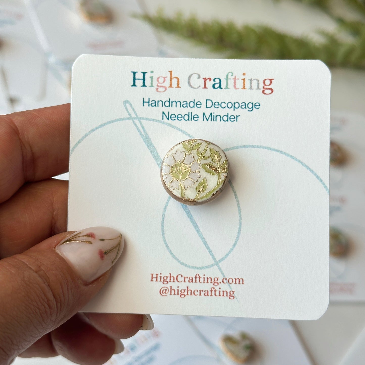 Handmade Magnetic Needle Minder