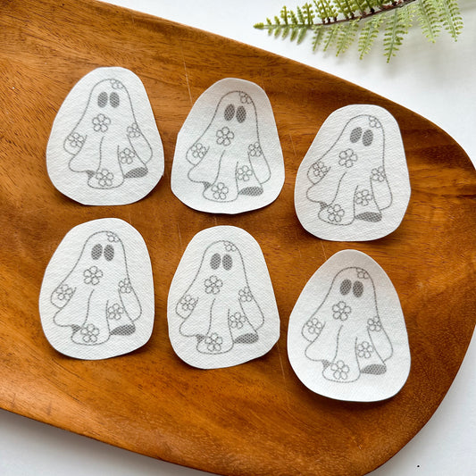 Groovy Ghosts Stick & Stitch Embroidery Patterns