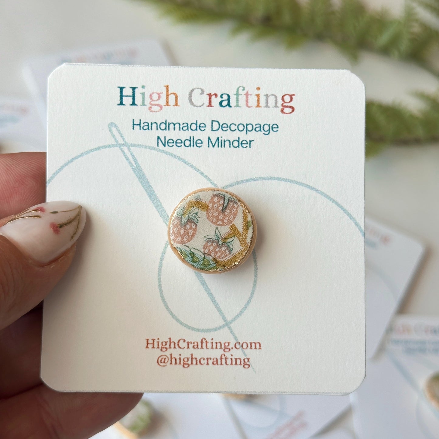 Handmade Magnetic Needle Minder