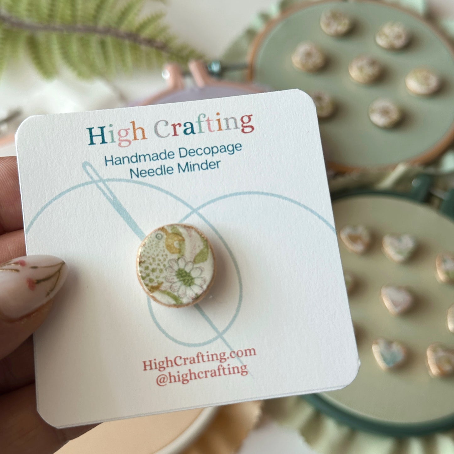 Handmade Magnetic Needle Minder