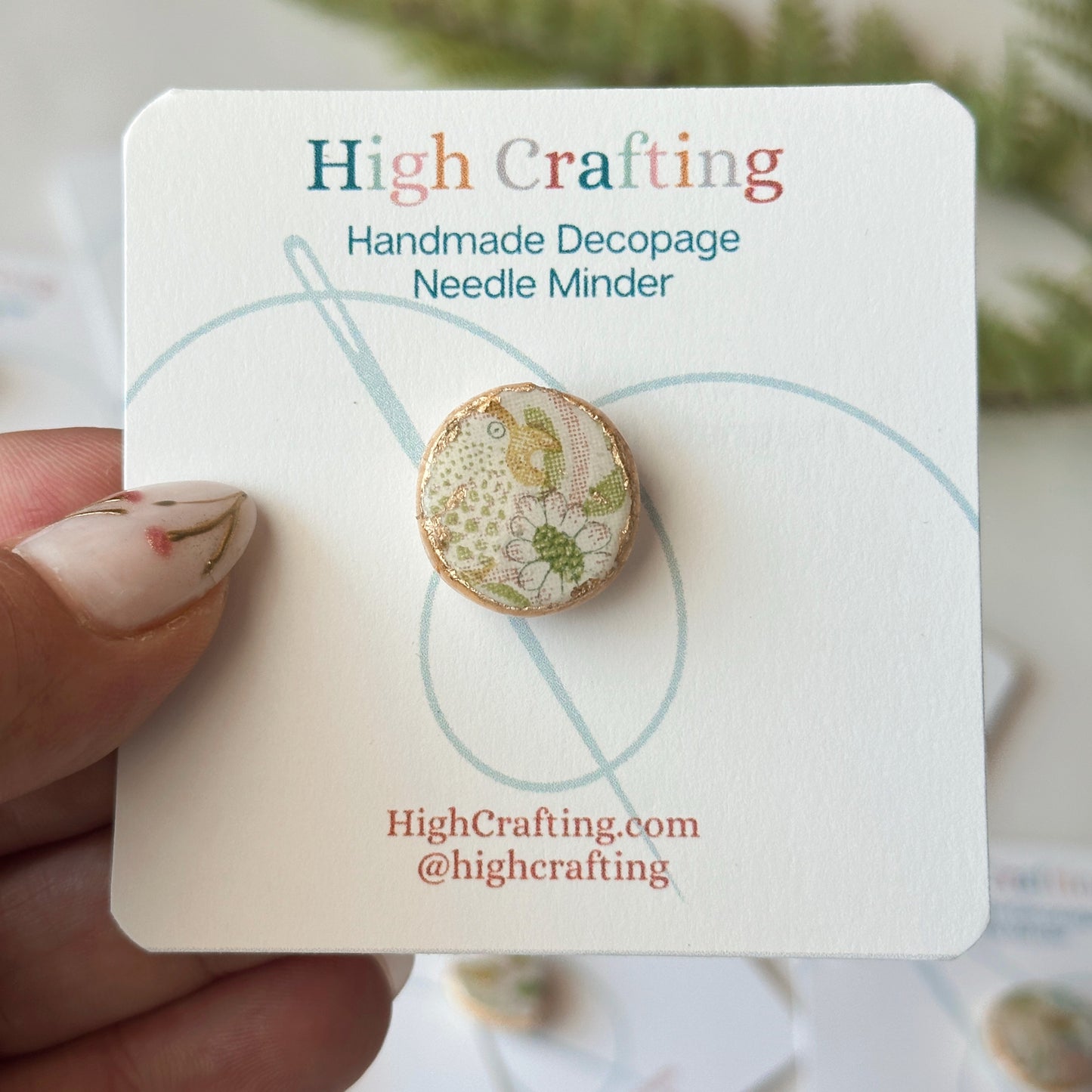 Handmade Magnetic Needle Minder