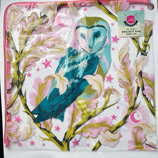 Tula Pink “Night Owl” XL Corner Zip Project Bag