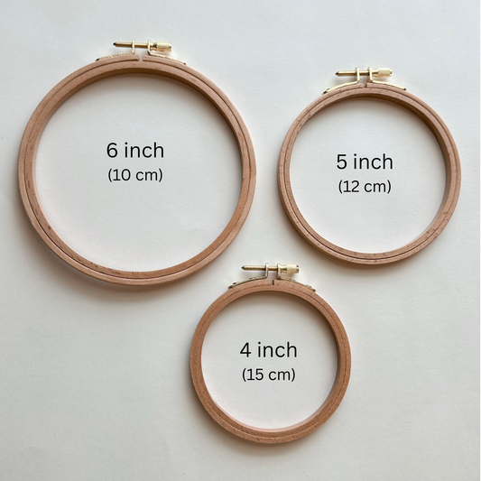 High Crafting Beechwood Embroidery Hoops