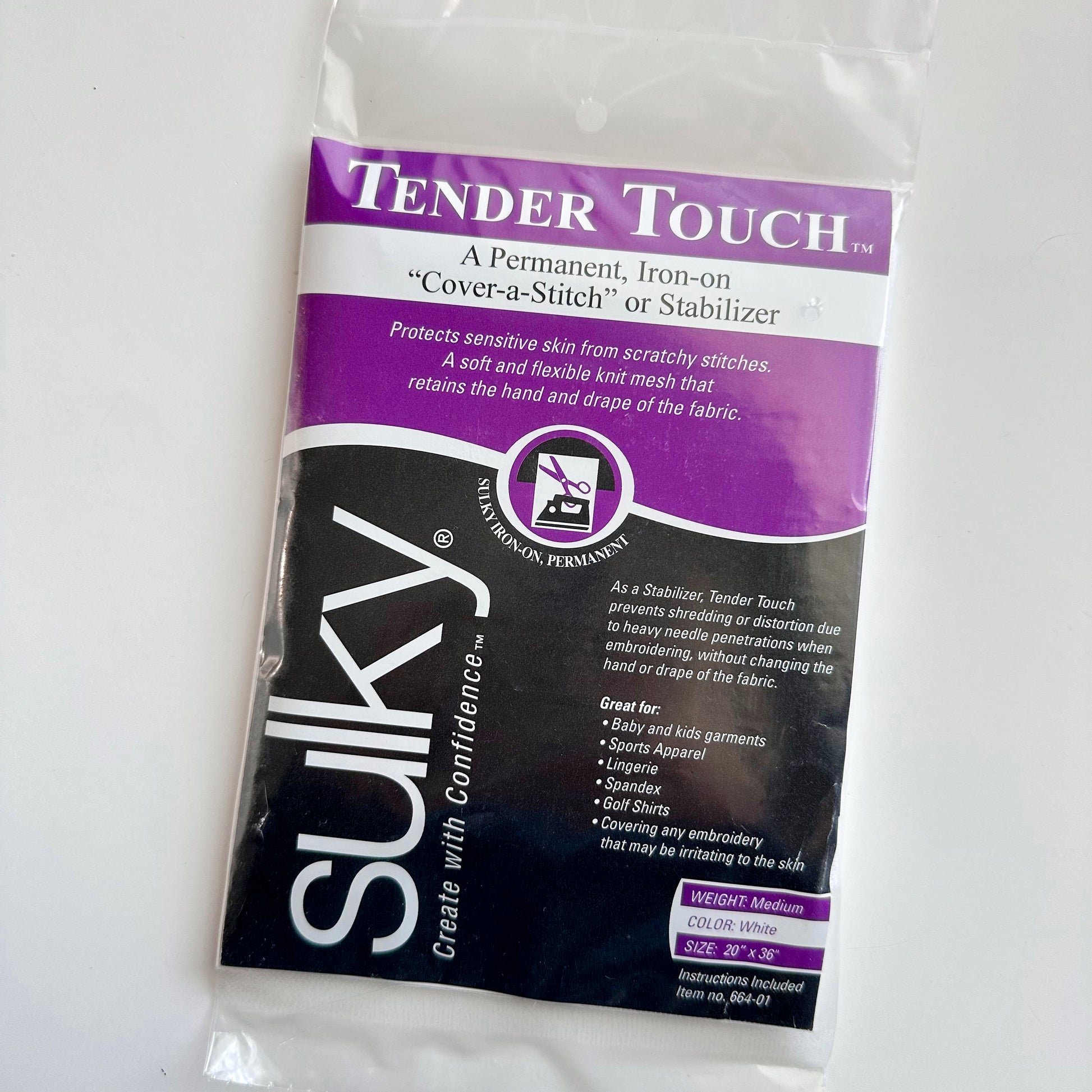 How to use Tender Touch Soft Embroidery Backing 