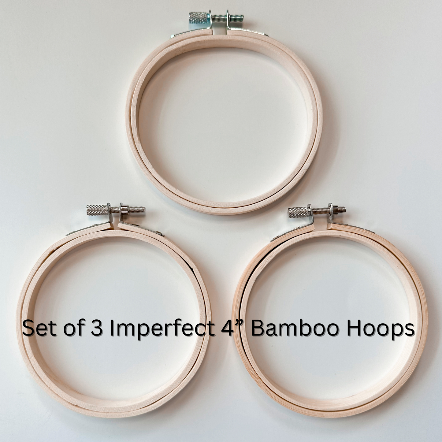 Bamboo Embroidery Hoops
