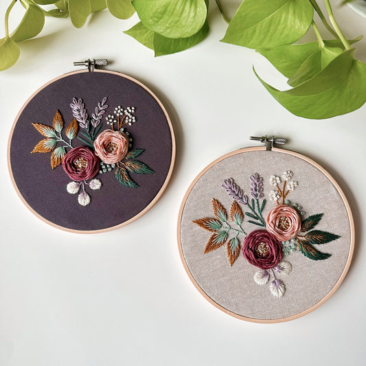 Dreamy Florals Embroidery Kit - Viral Best Embroidery Kit with Flower
