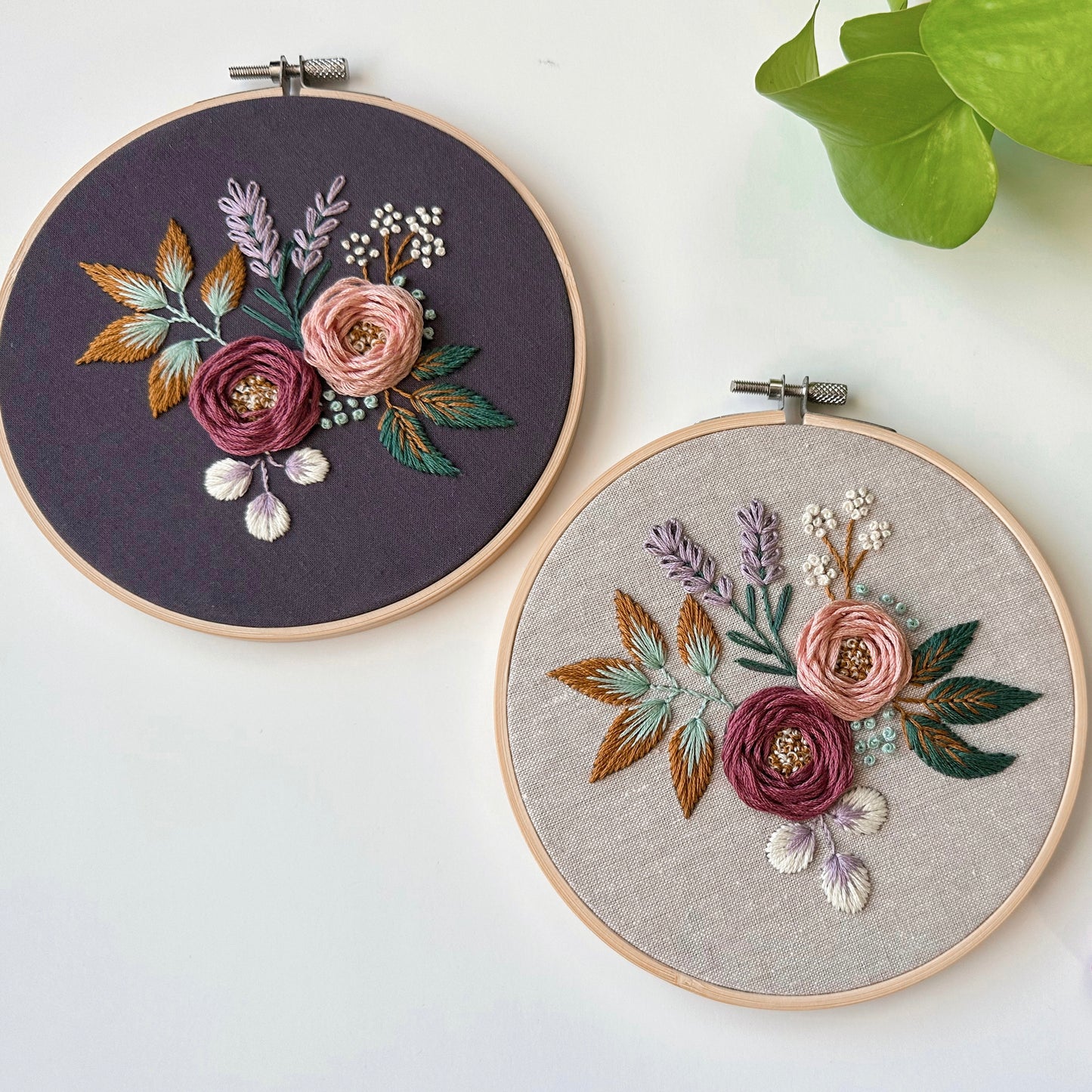 Dreamy Florals Embroidery Pattern - PDF Download