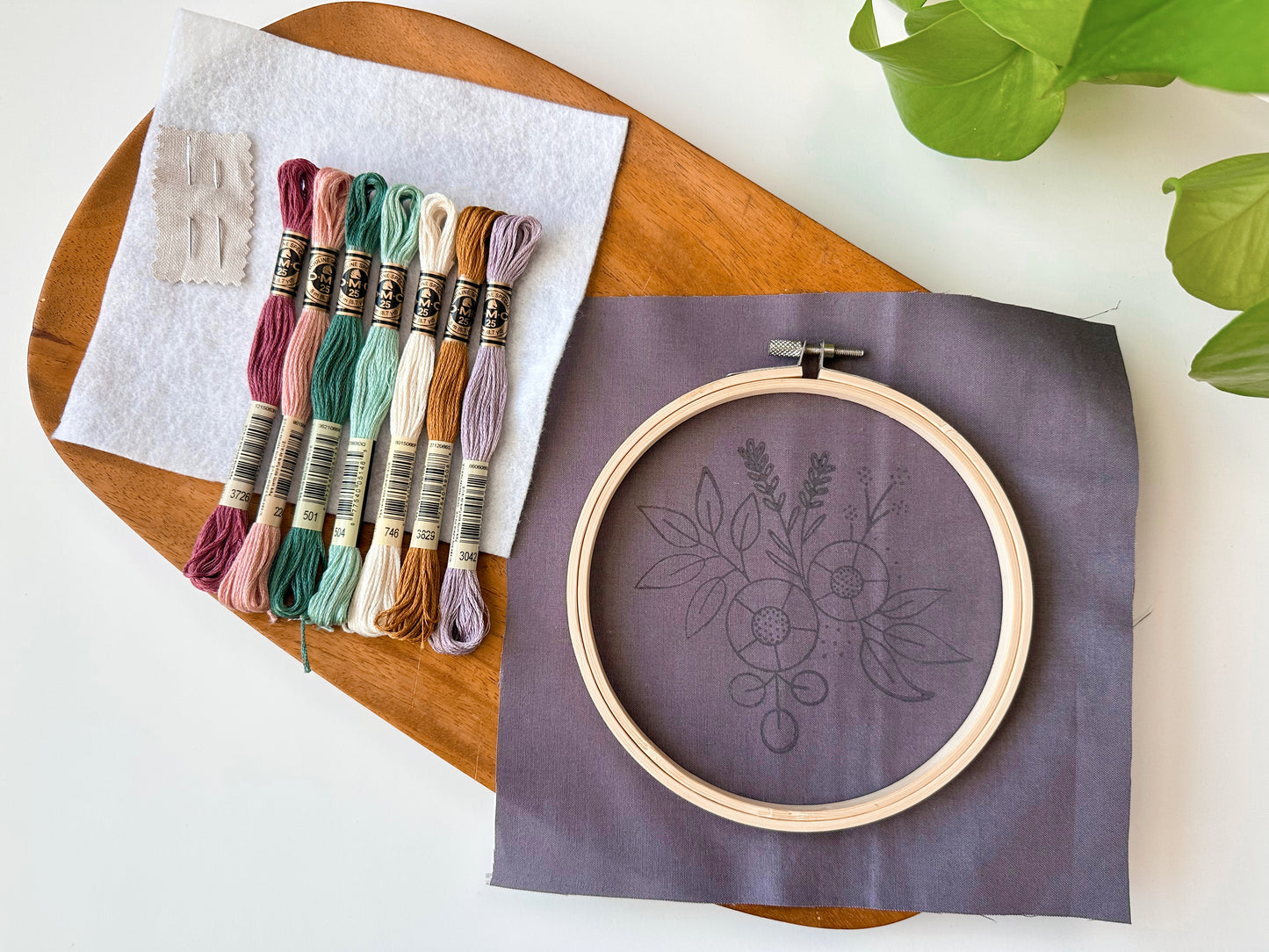 Dreamy Florals Embroidery Kit