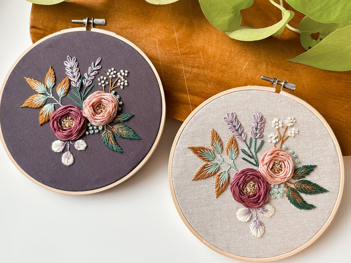 Dreamy Florals Embroidery Pattern - PDF Download